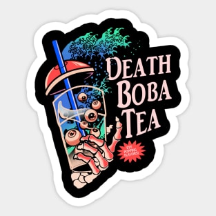 Death Bobba Tea Sticker